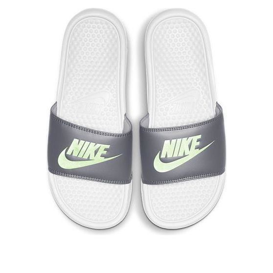 (WMNS) Nike JDI Benassi Slides 'Wolf Grey Volt' 343881-012