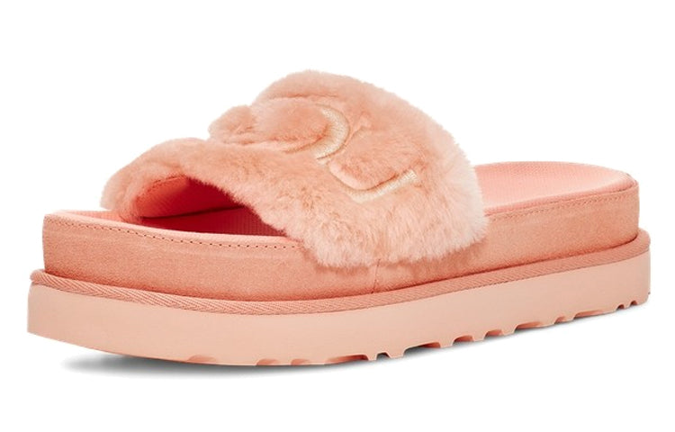 (WMNS) UGG Laton Fur Slide Pink Slippers 1111236-BYPN