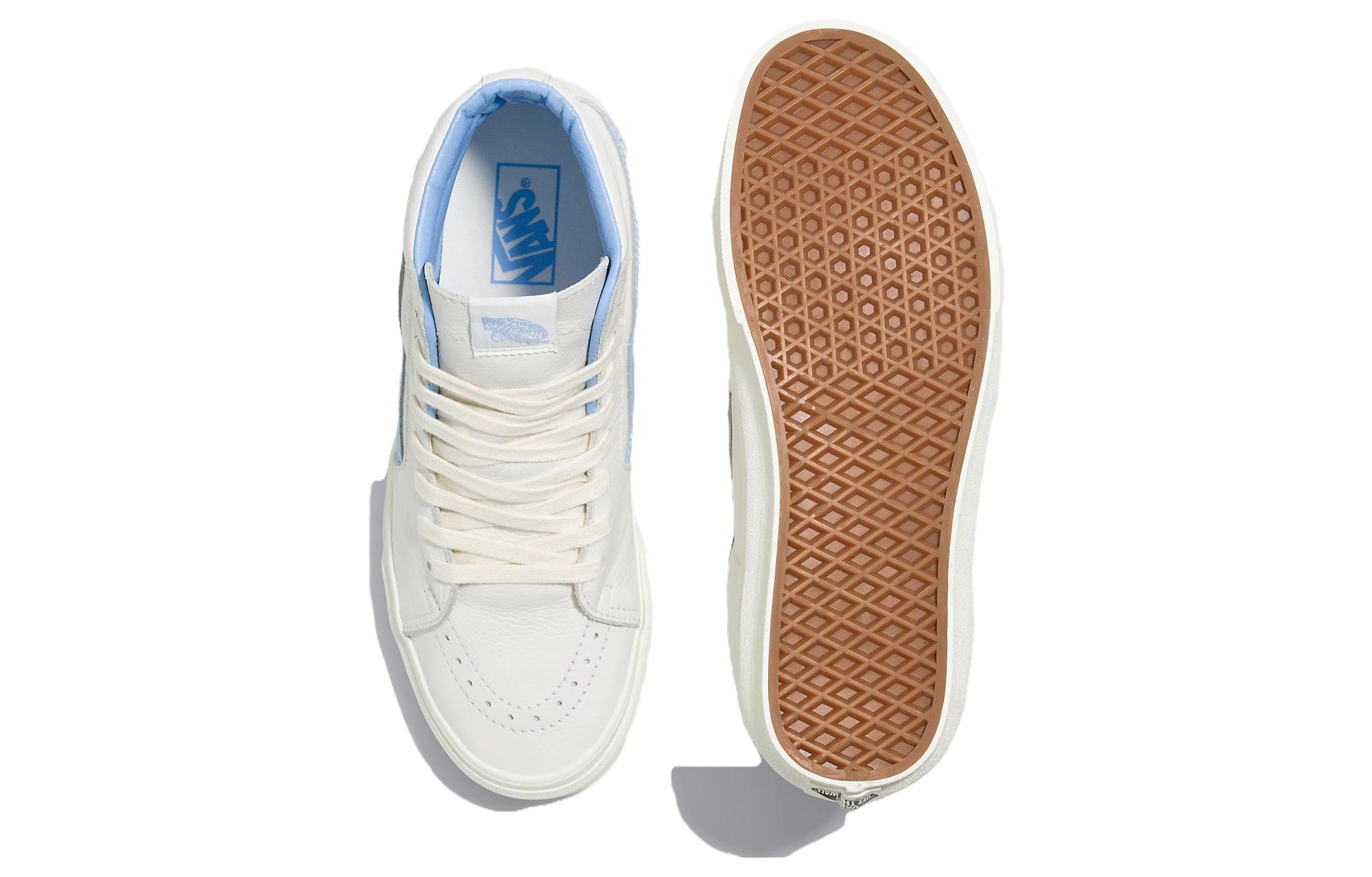 Vans Sk8-Hi Vintage Leather 'Blue White' VN000BW7BDU
