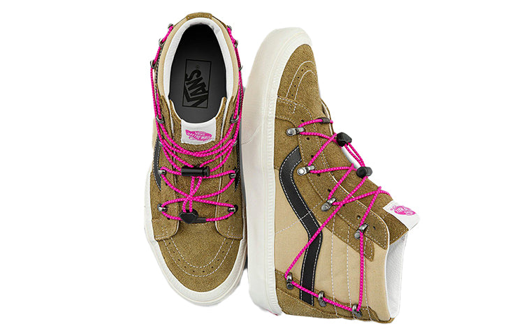Vans Unisex SK8-HI Echo DX Sneakers Brown VN0A7Q5OB75
