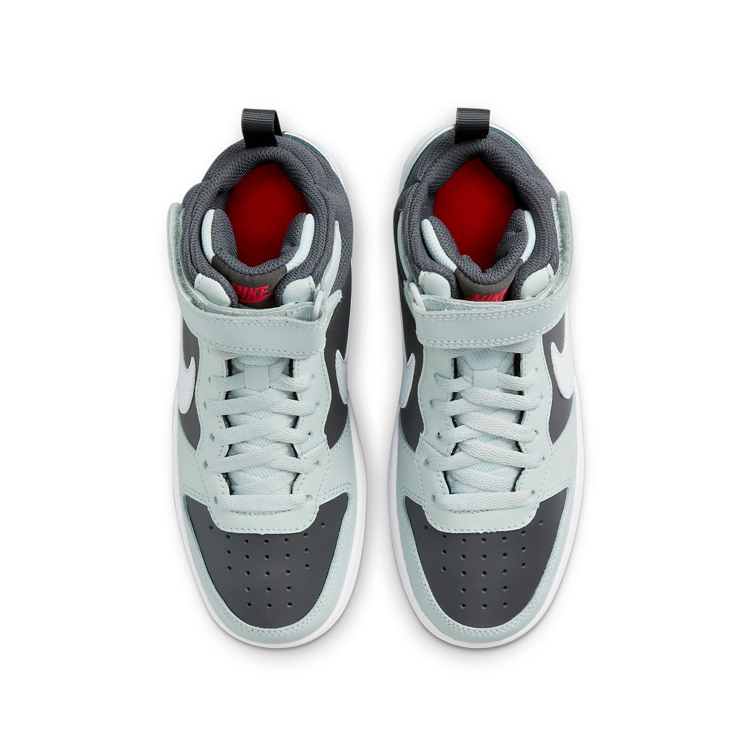 (GS) Nike Court Borough Mid 2 'Medium Ash Light Silver' CD7782-200