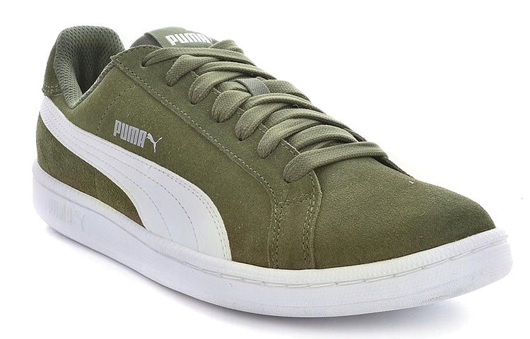 PUMA Smash Suede Low-Top Sneakers Green 361730-21