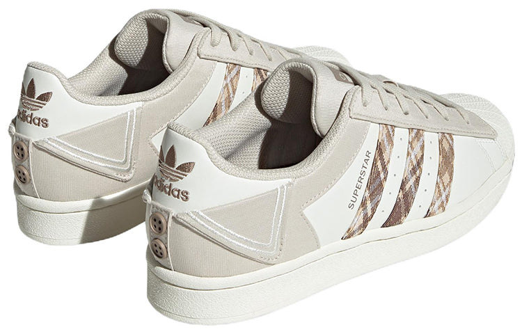 (WMNS) adidas Originals Superstar 'White Brown' IG3004