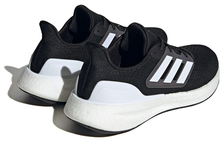 adidas PureBoost 23 Wide Running Shoes 'Black White' IF4839