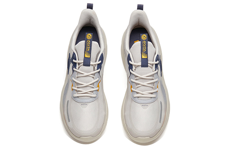 ANTA The Cloud 2 Leather Patch 'Grey Blue Navy' 112145541R-3