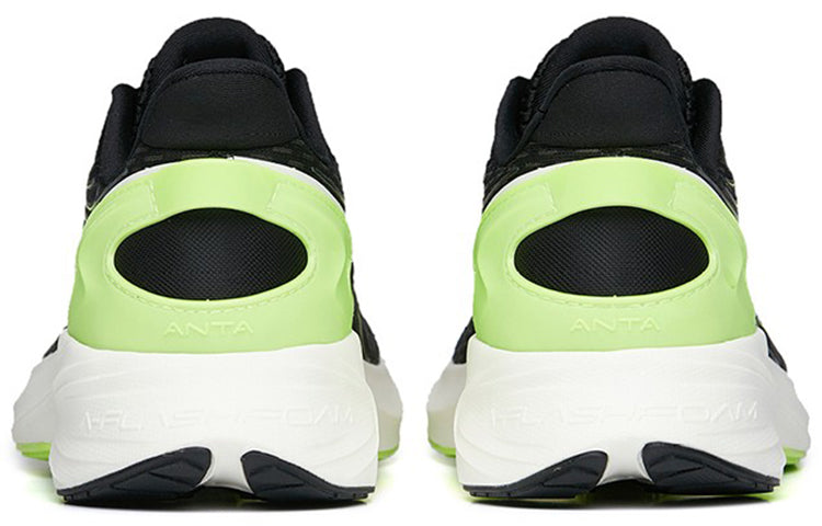 ANTA Wormhole Tech Running Shoes 'Black White Green' 112225585-7