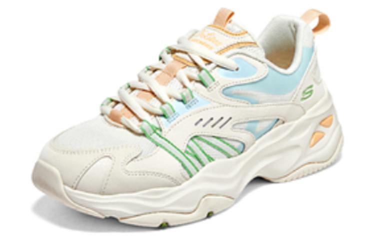 (WMNS) Skechers D'LITES 'Cream Mint Blue' 896205-NTMT