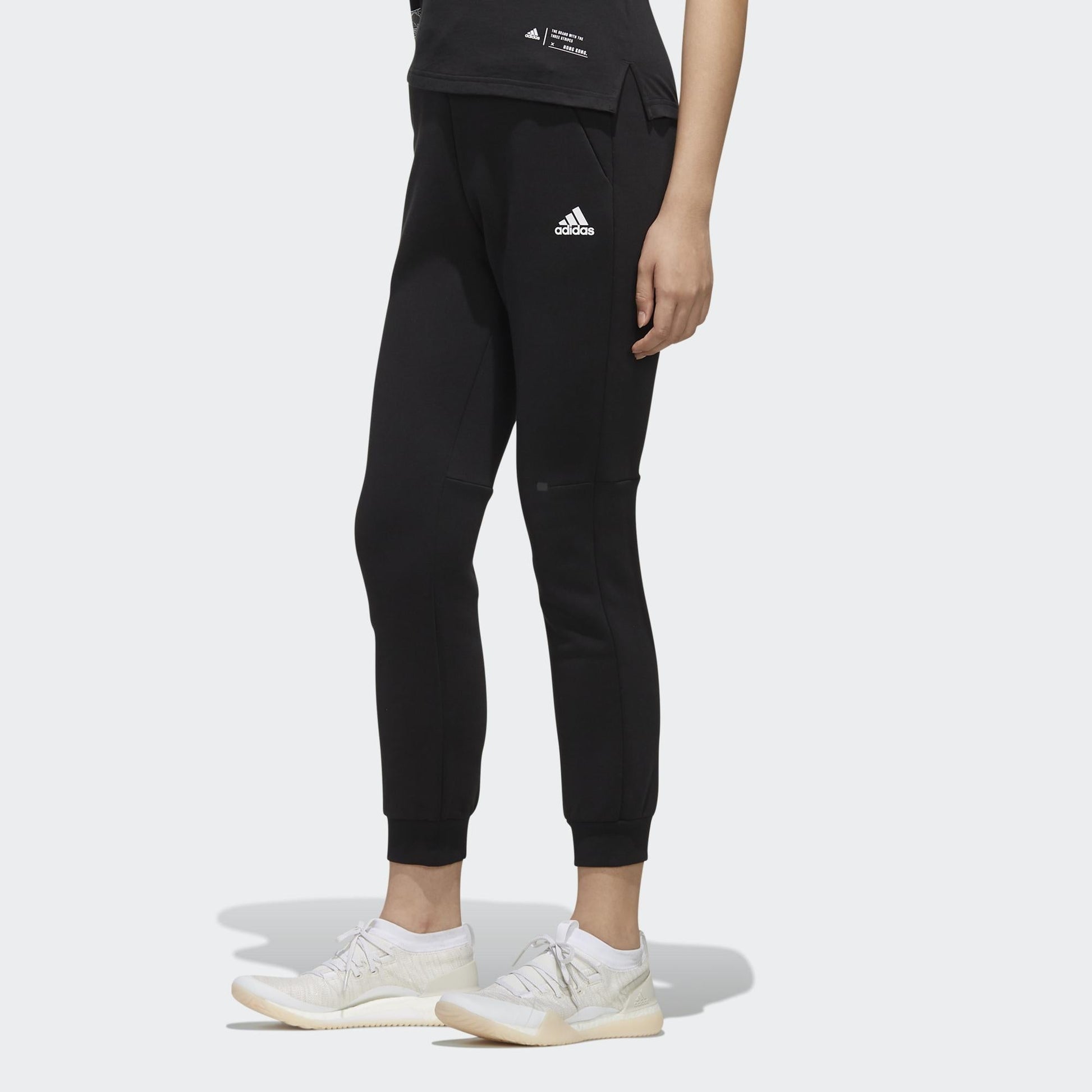 (WMNS) adidas Slim Sport Pants 'Black' FI9279