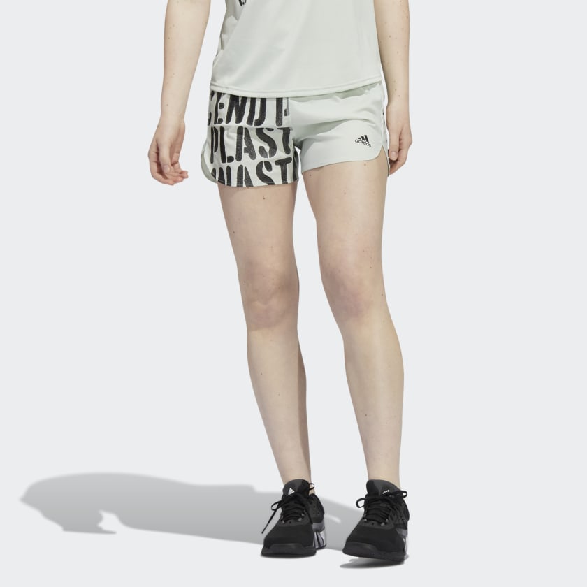 (WMNS) adidas Run Fast Running Shorts With Inner Briefs Asia Sizing 'Green Black' HA4293