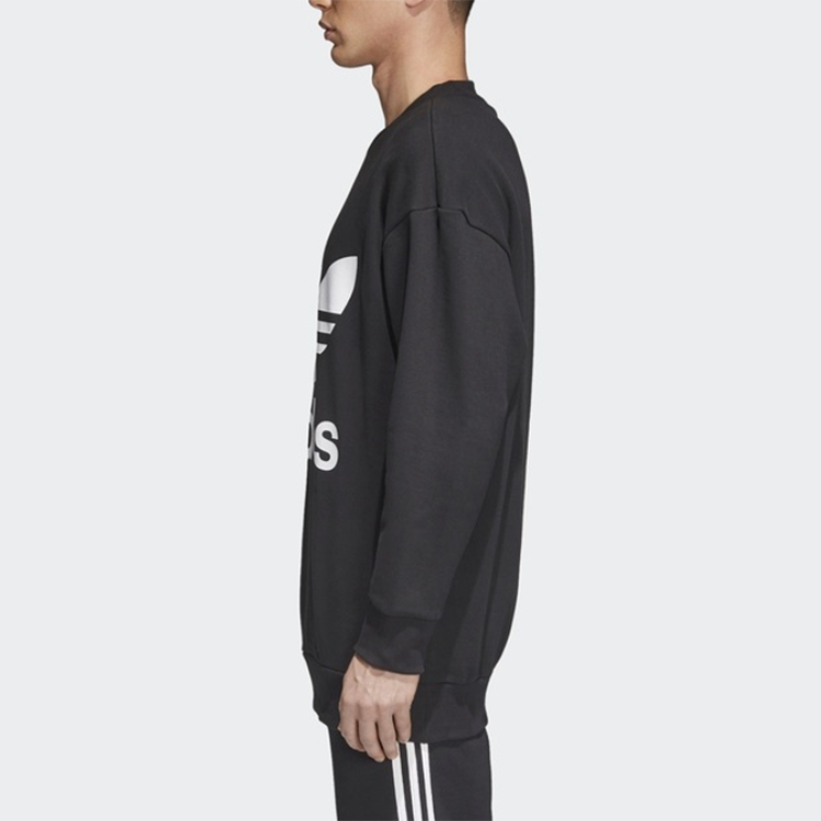 Men's adidas originals Athleisure Casual Sports Round Neck Pullover CW1236