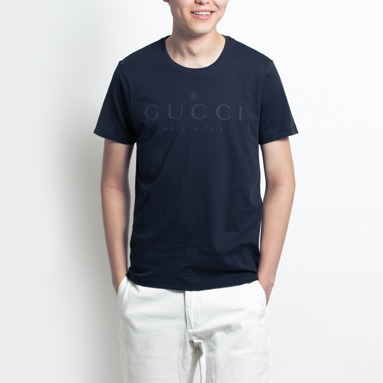 Gucci Classic Logo T-shirt 'Navy' 441685-X3A80-4440