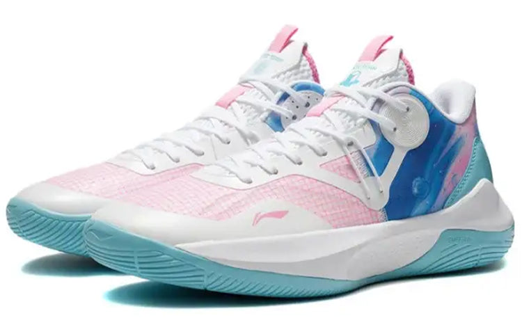 Li-Ning Sonic 9 Team Low 'White Prism Pink' ABPS023-1