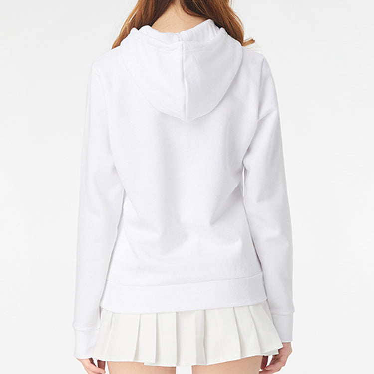(WMNS) PUMA Essentials Hoodie 'White Black' 586938-02