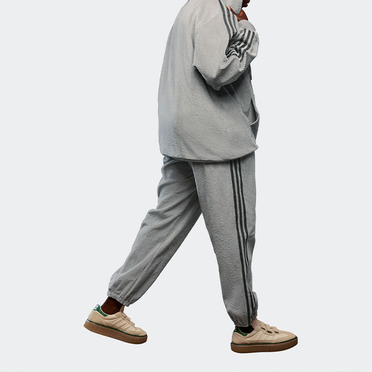 adidas originals x IVY PARK Crossover Side Stripe Loose Pullover Gray HG2520
