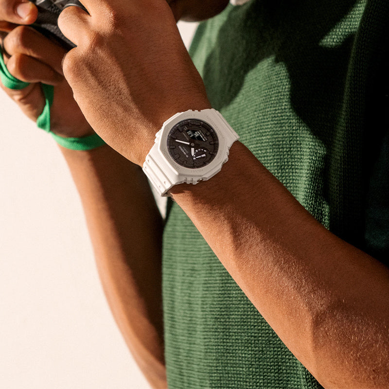 CASIO G-Shock Analog-Digital 'White' GA-2100-7AJF