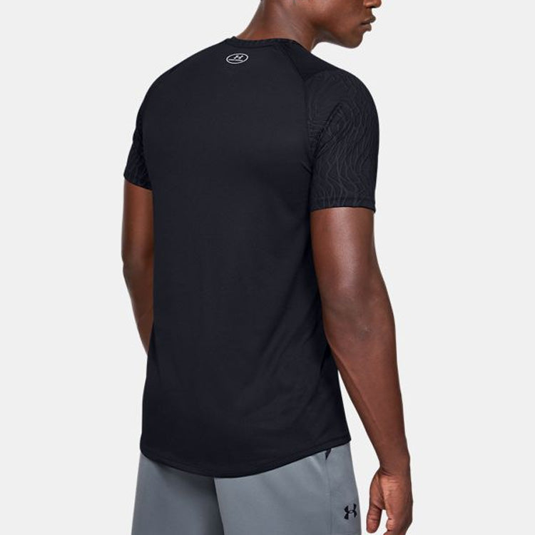 Men's Under Armour UA MK-1 Jacquard Short Sleeve Black 1351562-001