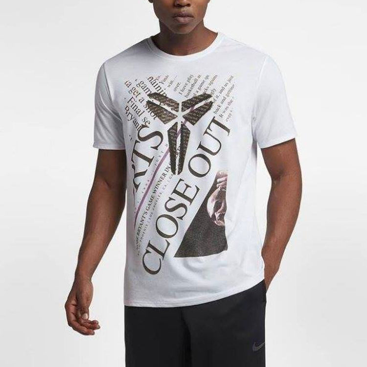 Nike Dri-FIT Kobe Black Mamba Basketball Tee Men's White 913518-100
