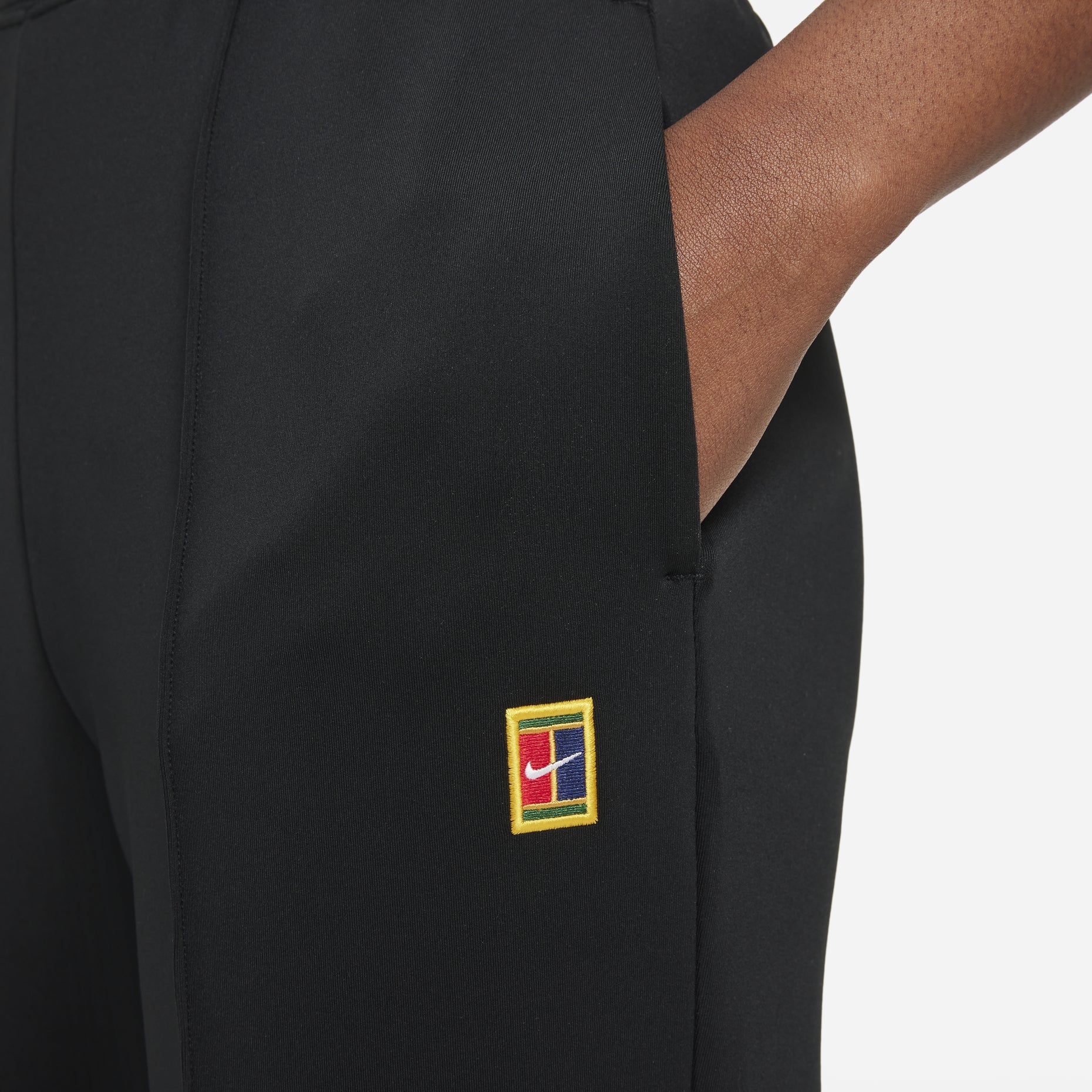 (WMNS) NikeCourt Dri-FIT Knit Tennis Trousers 'Black' DA4723-010