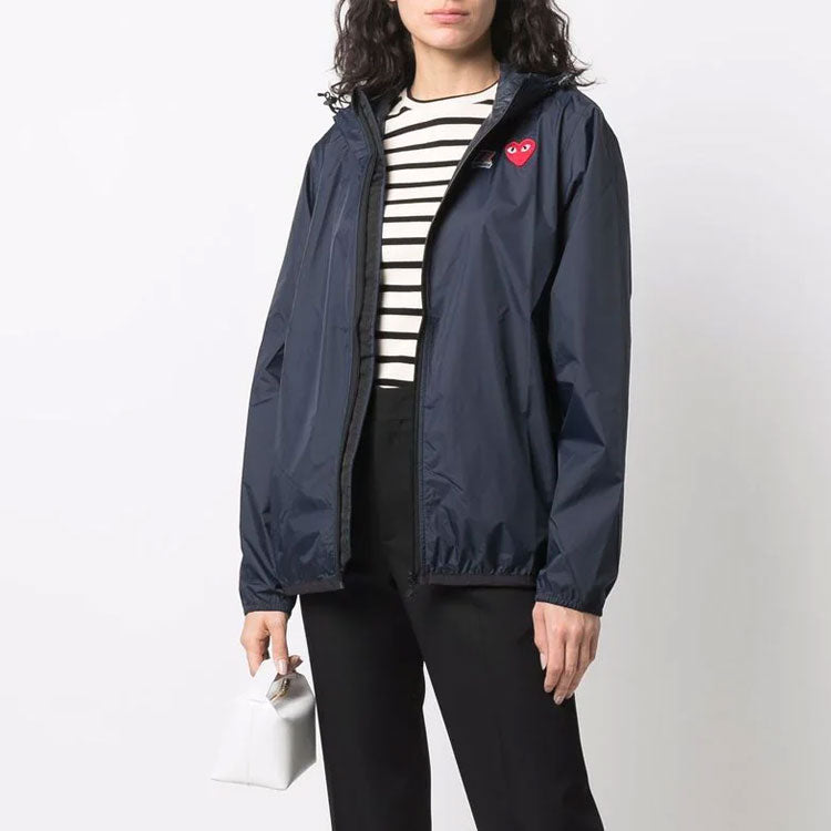 COMME des GARCONS PLAY x K-Way Zip Jacket 'Navy' P1J501-NAVY