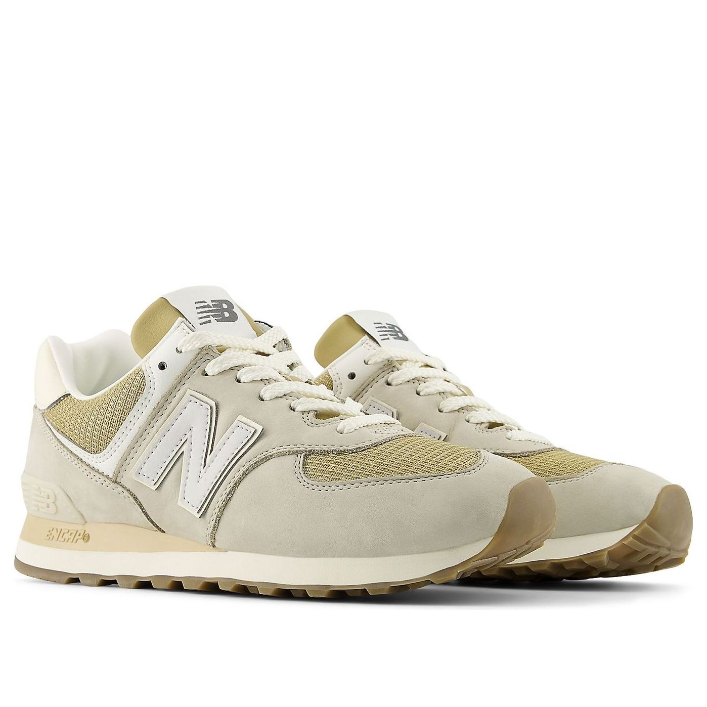 New Balance 574 'Beige Dark Silver Metallic' U5748DF