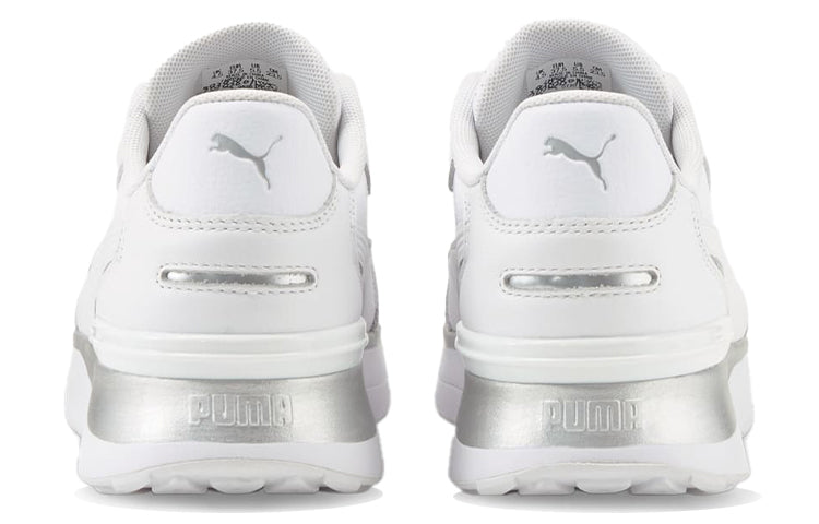 (WMNS) PUMA R78 Voyage Premium Leather 'White Silver' 383838-01