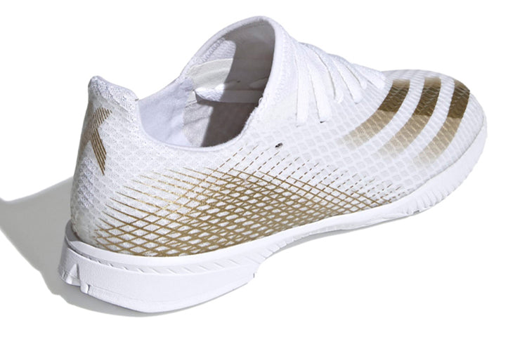 adidas X Ghosted.3 IN 'White Metallic Gold Melange' EG8204