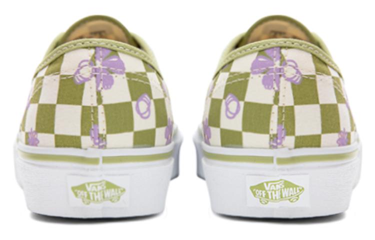 Vans Wallpaper Authentic Checkered Floral 'Green White' VN0A5KS9CCF