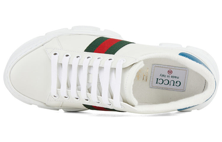 (WMNS) Gucci Nathan Ace Web 'White' 627832-0FI60-9071