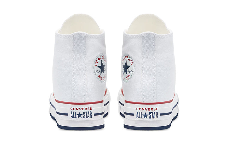 (GS) Converse Chuck Taylor All Star EVA Lift Platform High 'White' 671108C