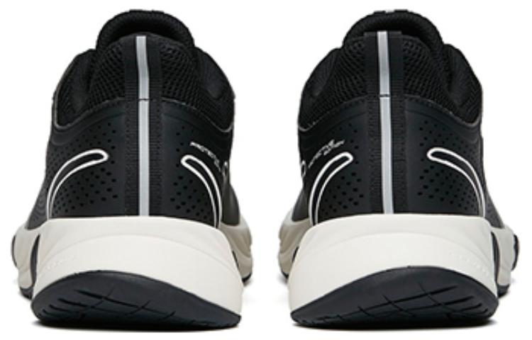 ANTA Running Series Sneakers Leather 'Midnight Black' 112145523-7