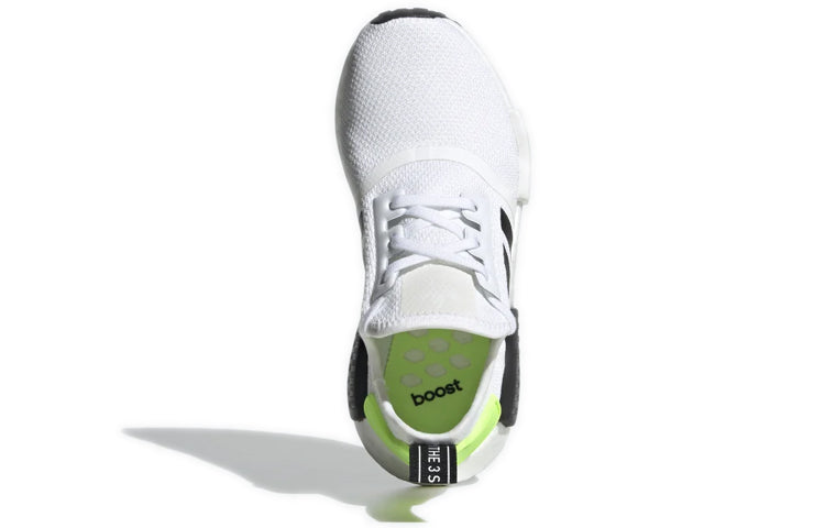 (GS) adidas NMD_R1 J 'White Black Signal Green' FW2699