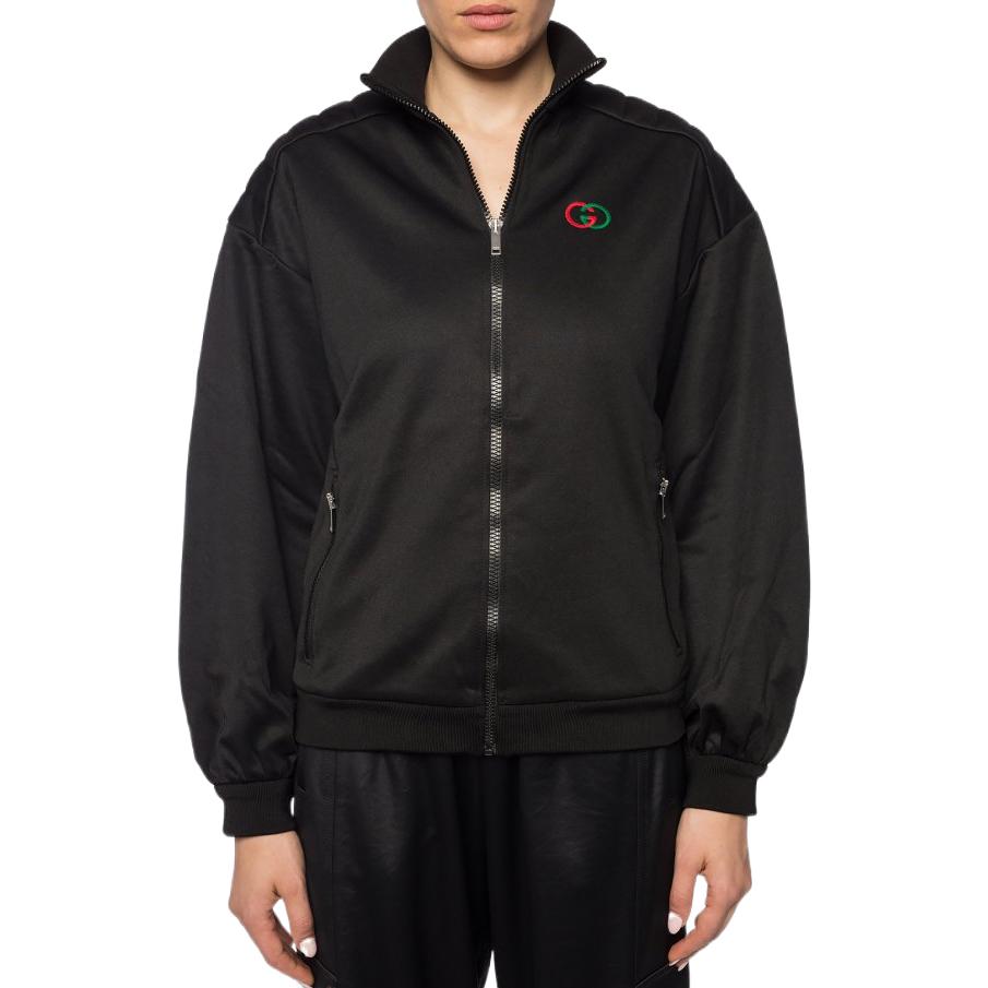 Gucci Technical Jersey Jacket With Elbow Pads 'Black' 595792-XJBT6-1000