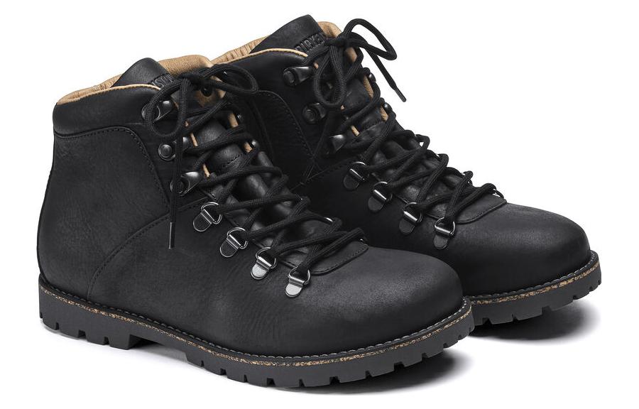 Birkenstock Jackson Nubuck Leather Shoes 'Black' 1017325