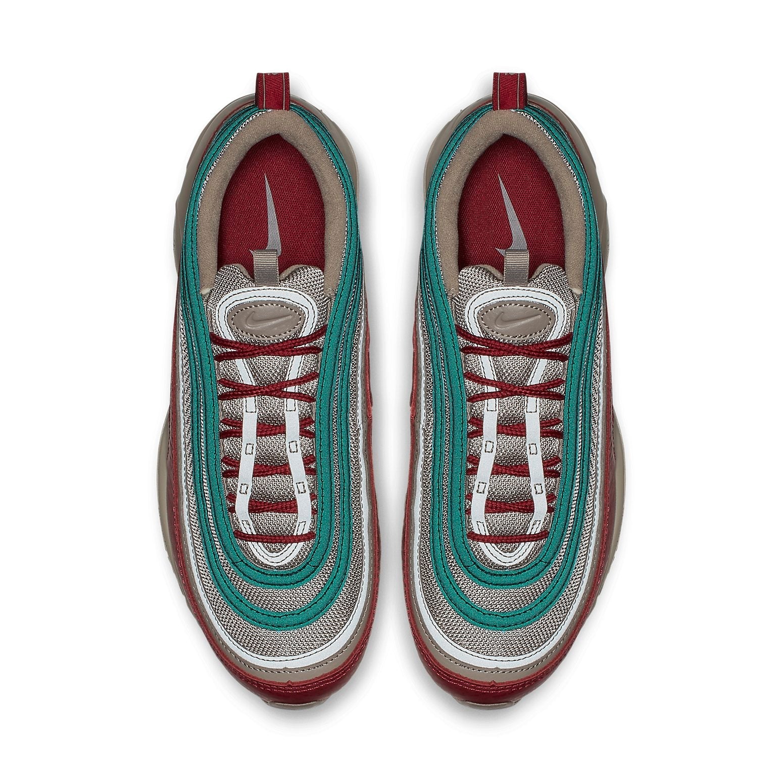 Nike Air Max 97 'Light Taupe Geode Teal Team Red' AQ4126-202