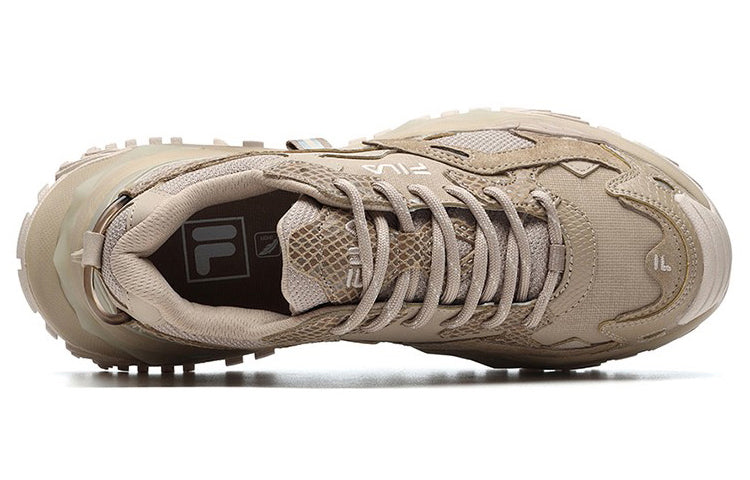 (WMNS) FILA FUSION Bianco Sneakers 'Brown' T12W145225FLT