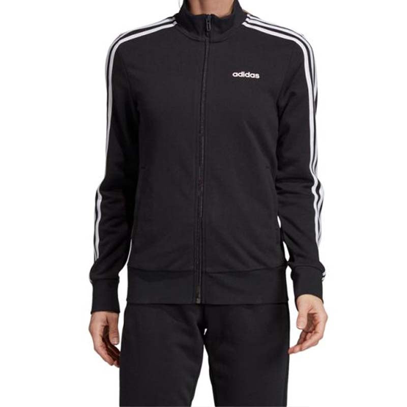(WMNS) adidas Essentials 3-Stripes Track Jacket Asia Sizing 'Black Whiteb' DP2411
