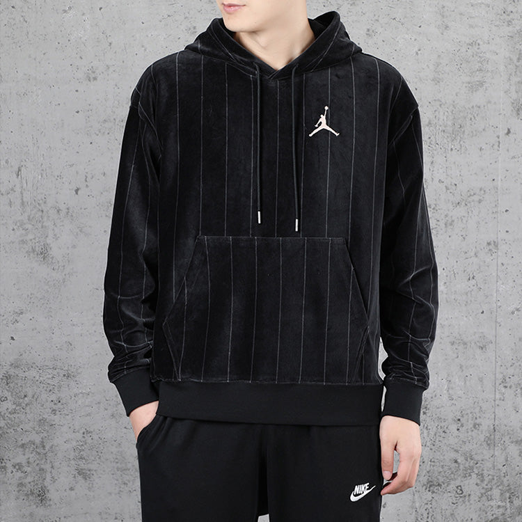 Men's Air Jordan Air Stripe Fleece Black CD5740-010