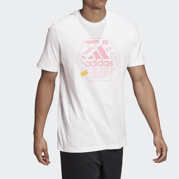 adidas Snack Bos 1 Printing Short Sleeve White GE4657