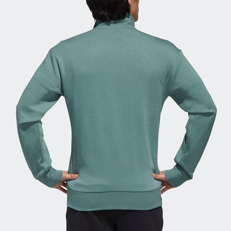 adidas WJ TT Cardigan Stand Collar Casual Sports Jacket Green GM4458