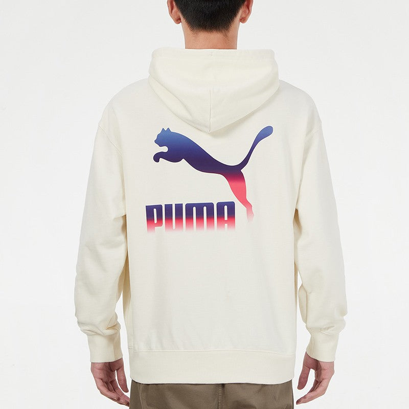 PUMA Logo Hoodie 'Cream' 534443-73