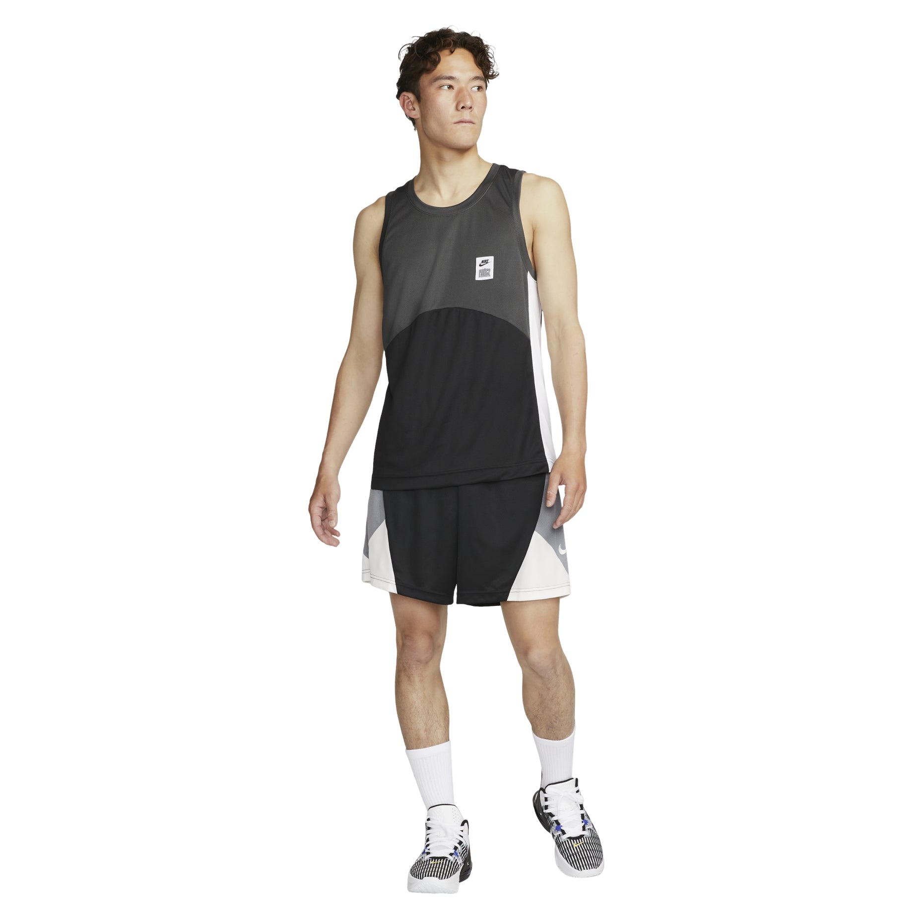 Nike Dri-fit Starting 5 Basketball Jersey 'Black Grey' DQ5829-070