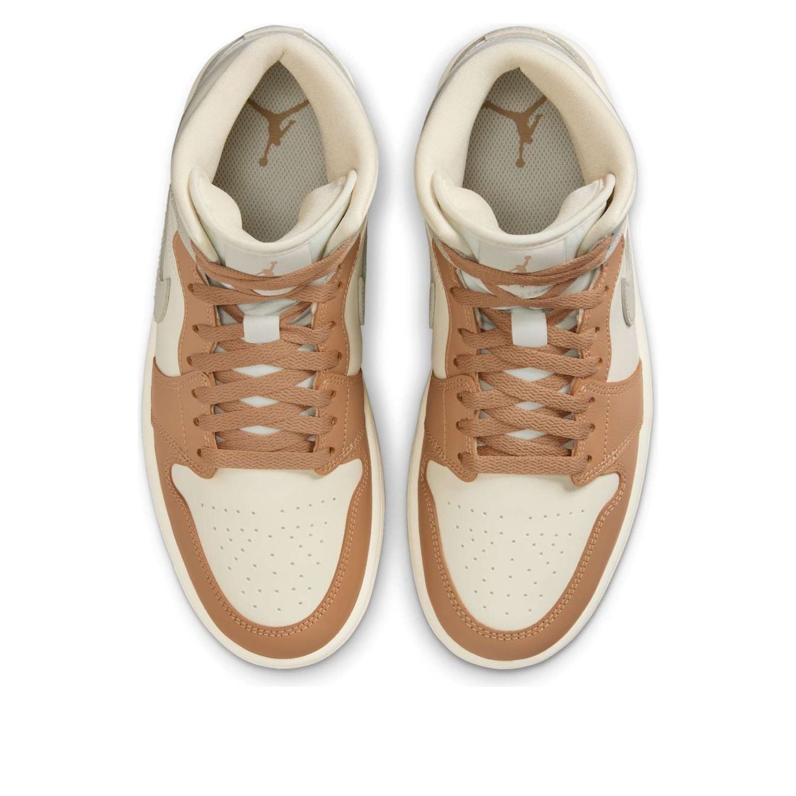 (WMNS) Air Jordan 1 Mid 'Pale Ivory' BQ6472-118