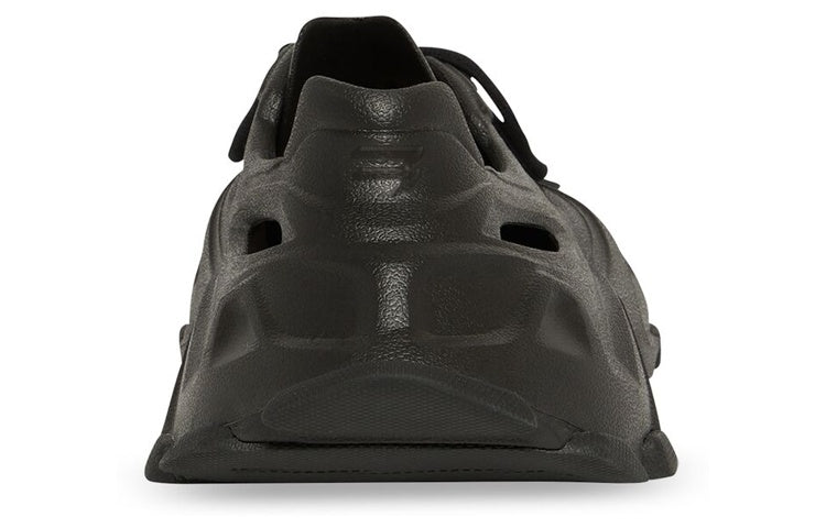(WMNS) Balenciaga HD Lace Up Cut Out Sneakers 'Black' 702416W3CES1000