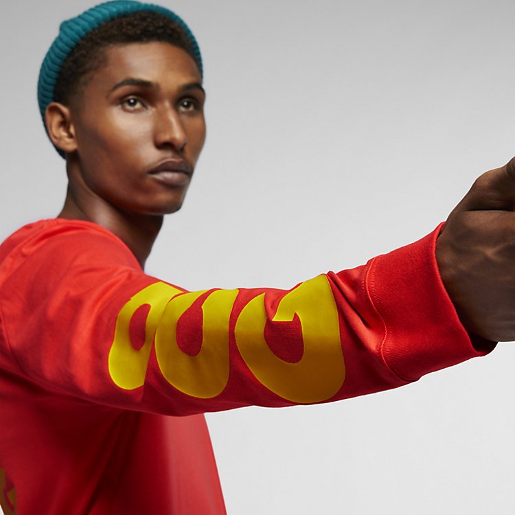 NikeLab ACG Long Sleeve T-Shirt 'Habanero Red Bright Citron' AQ3953-634