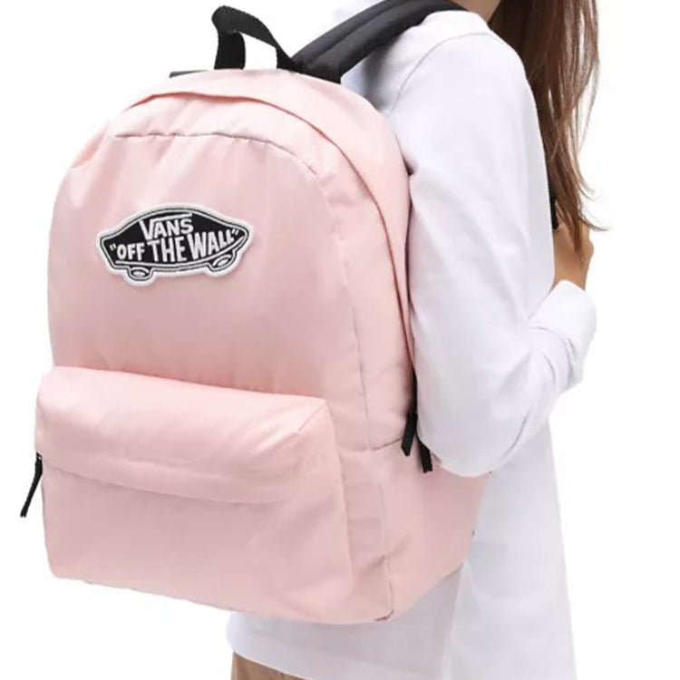 (WMNS) Vans Skateboard Logo Realm Backpack 'Pink' VN0A3UI6ZJY