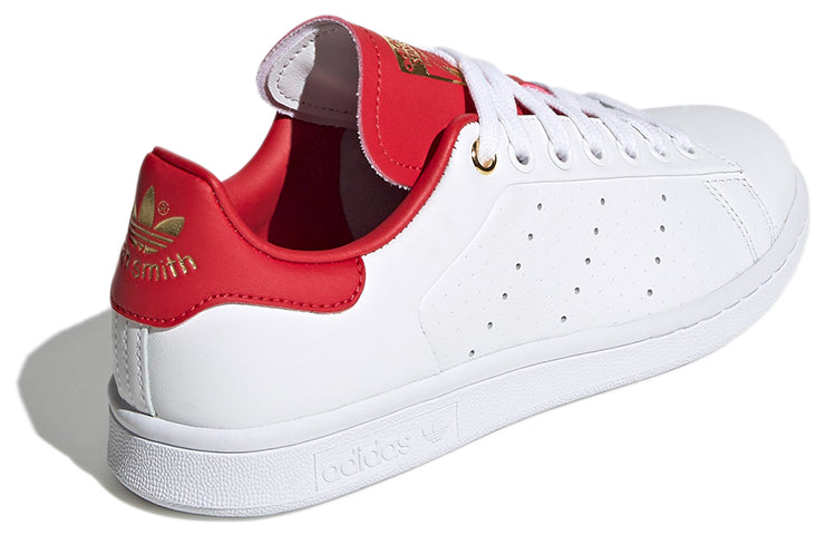(WMNS) adidas Stan Smith 'White Scarlet' FU9631