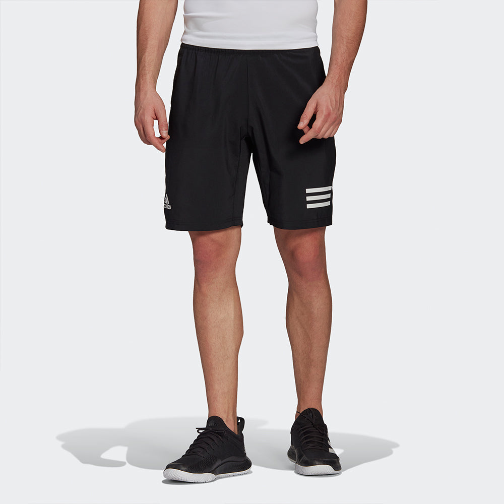 adidas MENS Club 3-stripes Tennis Short Black GL5411