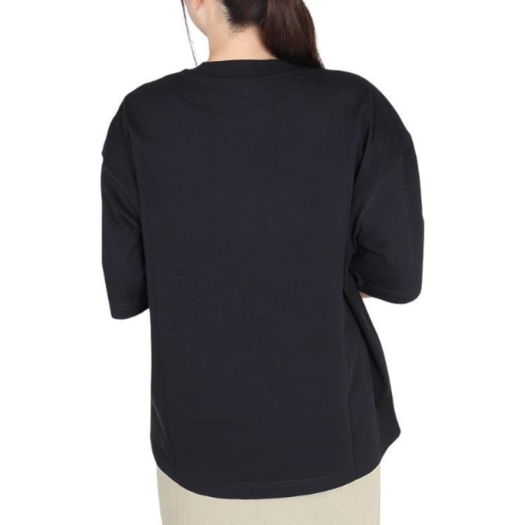 (WMNS) New Balance Hyper Density Jersey Oversized T-shirt Asia Sizing 'Black' WT41555-BK