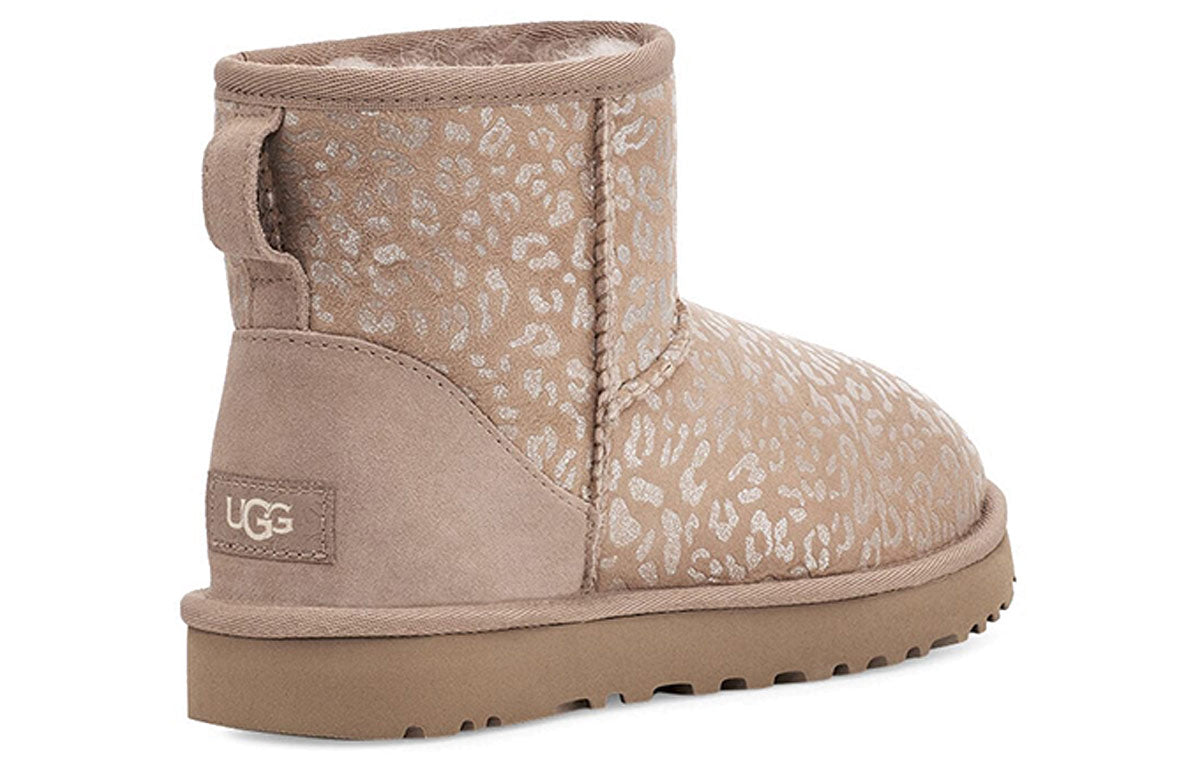 (WMNS) UGG Classic Mini Snow Leopard Brown Yellow 1113494-AMP