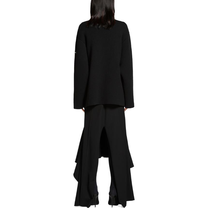(WMNS) Balenciaga FW23 Cardigan 'Black Double Faced Wool Knit' 771671T16751000